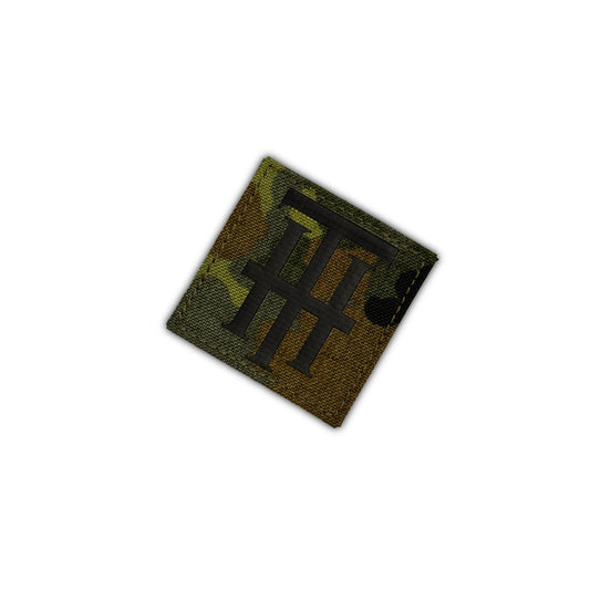 "Trunk Hogs" Lasercut Patch Flecktarn