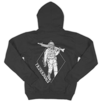 "Machinegun" College Hoodie