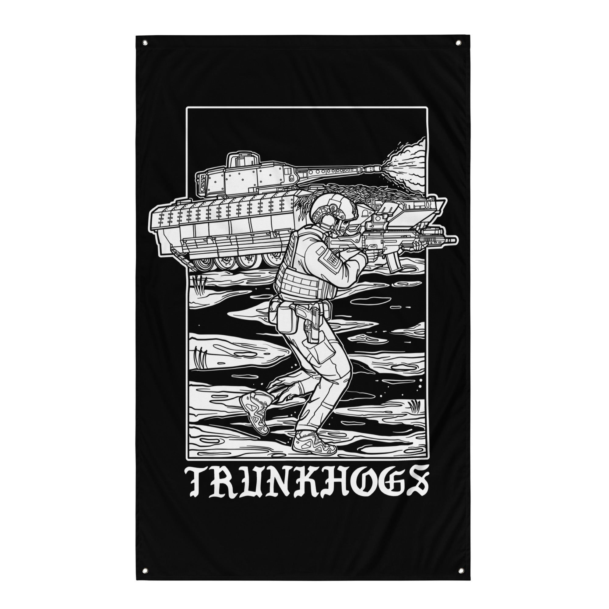 "Mechanized Infantry" Wall Flag