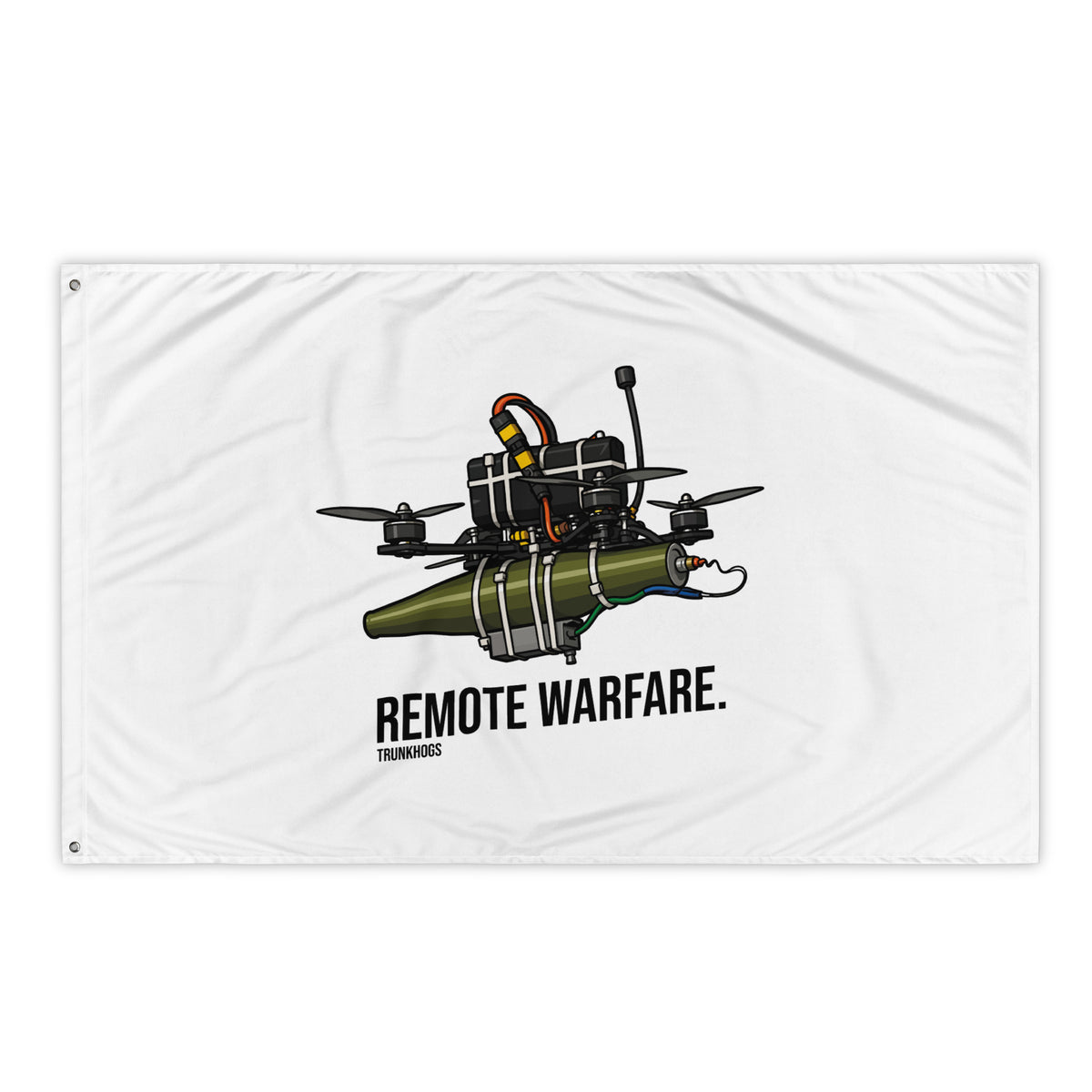 "Remote Warfare" Wall Flag
