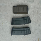TUSK-ONE G36 Magazintasche Draufsicht mit gecutteten und Standard G36 Magazin